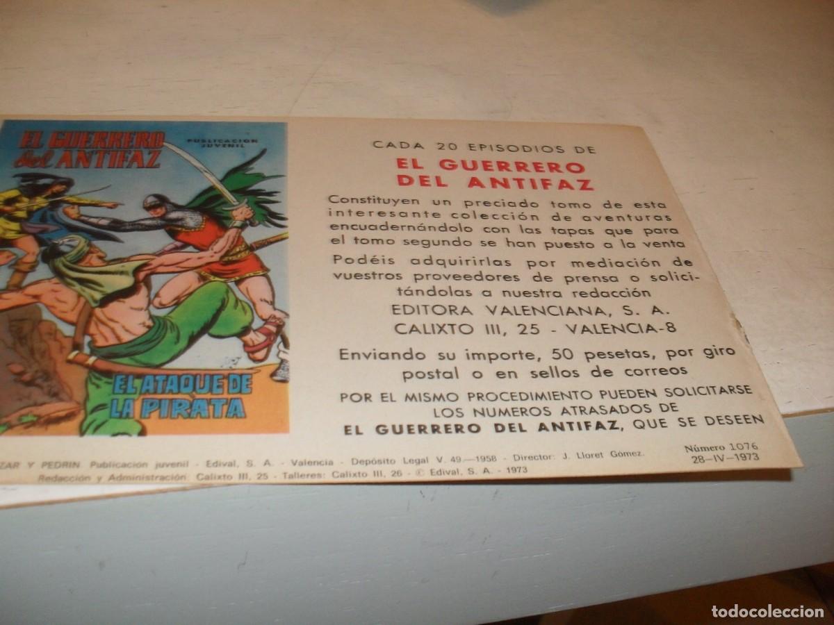 Tebeos: ROBERTO ALCAZAR ORIGINAL,N&ordm; 1076,MARES DE JAVA,VALENCIANA,1940 - Foto 2