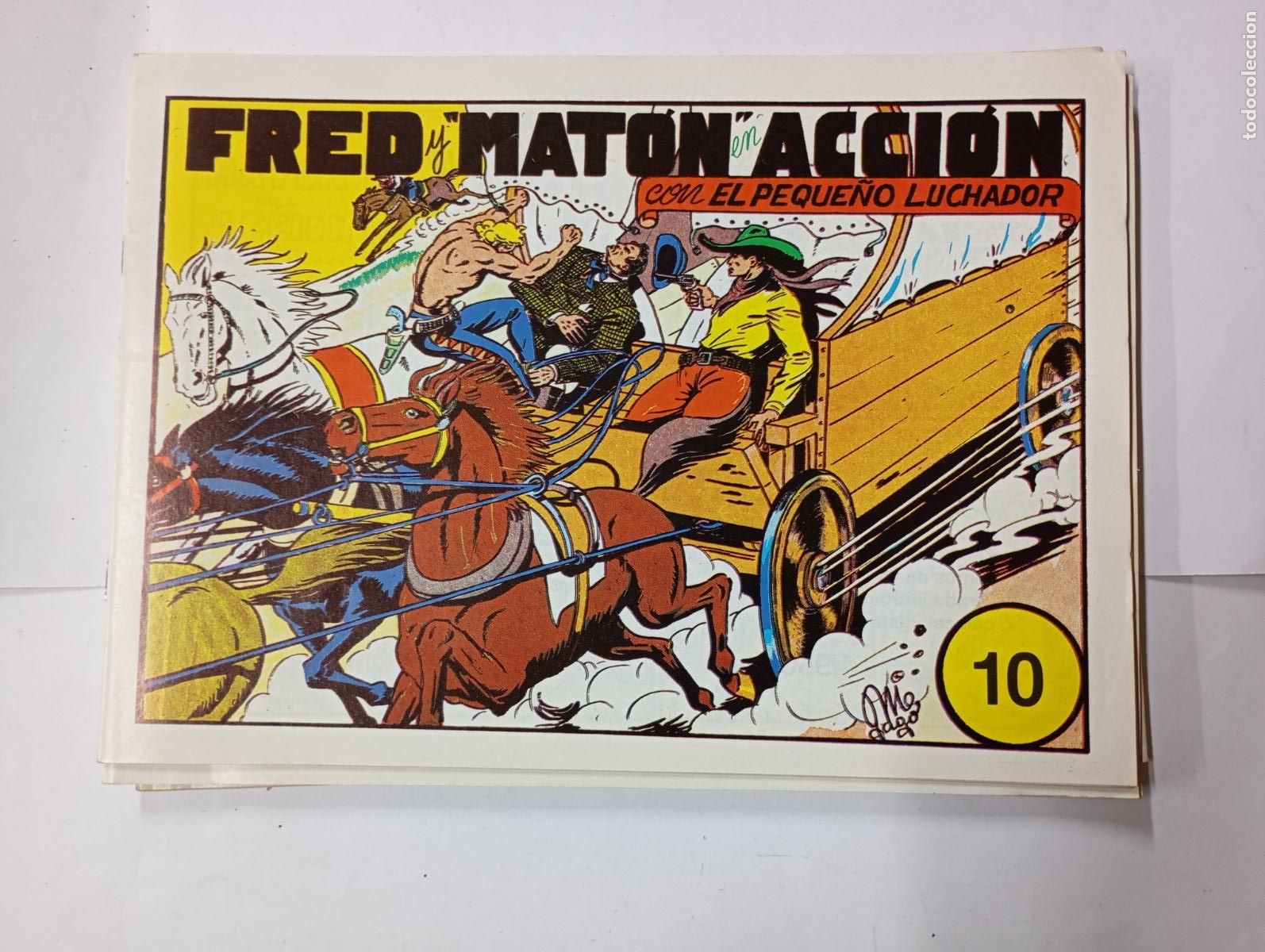 Tebeos: EL PEQUE&Ntilde;O LUCHADOR N&ordm; 10. FRED Y MAT&Oacute;N EN ACCI&Oacute;N. EDITORIAL VALENCIANA. TDKR56