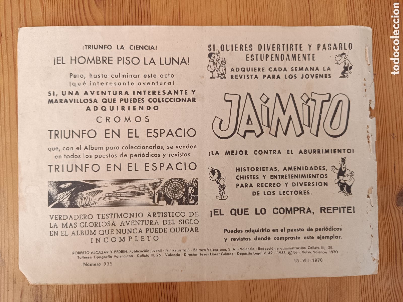 Tebeos: Roberto Alc&aacute;zar y Pedr&iacute;n. N&uacute;m.935 - Foto 2