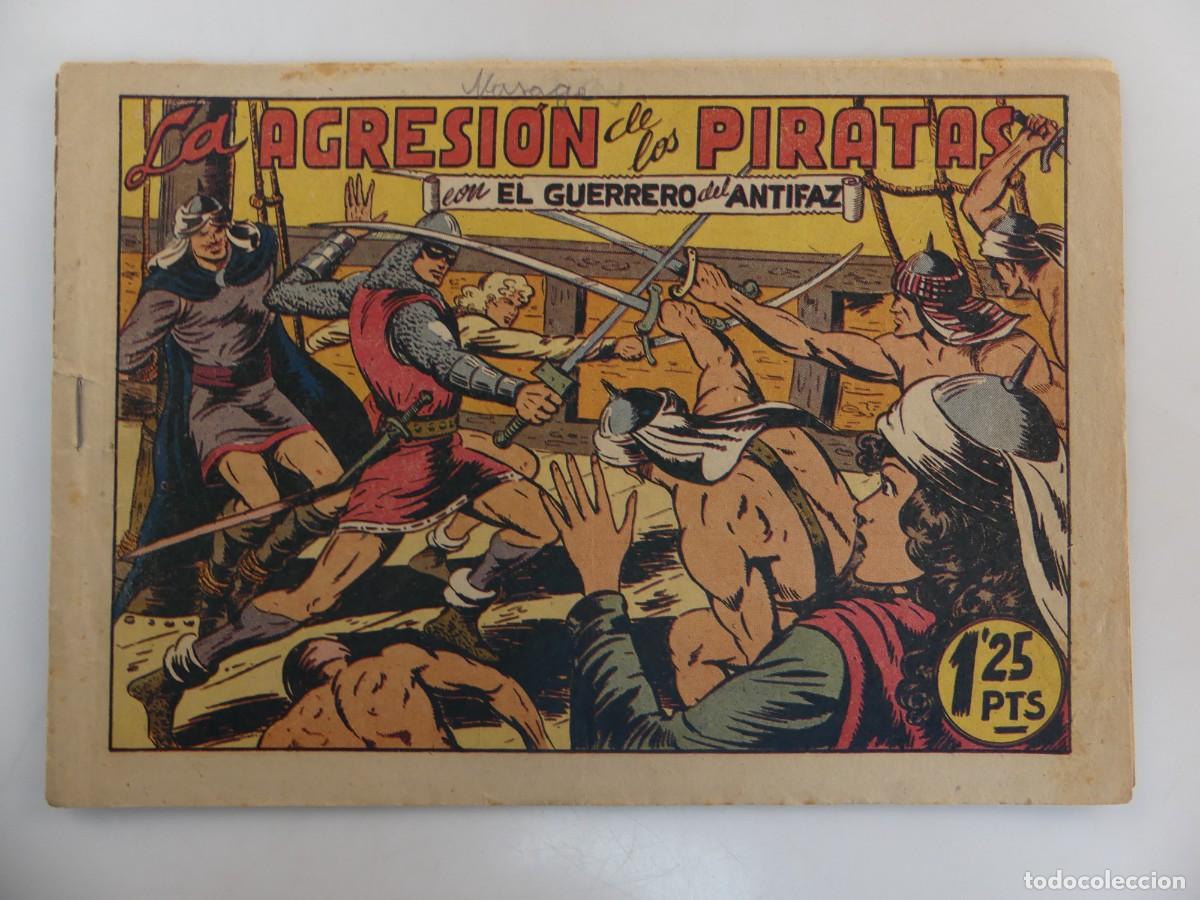 BDs: COMIC - LA AGRESION DE LOS PIRATAS CON EL GUERRERO DEL ANTIFAZ &ndash; EDITORIAL VALENCIANA