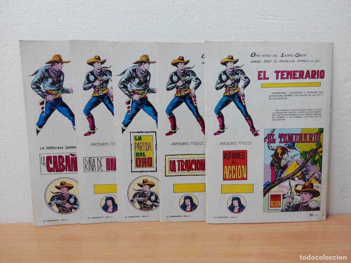 Tebeos: LOTE DE 5 TEBEOS DE &rdquo;EL TEMERARIO&rdquo; - Foto 2