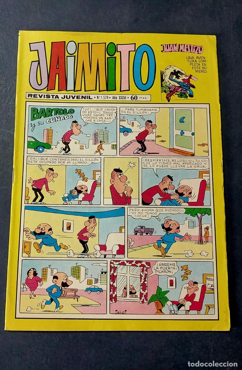 Tebeos: Jaimito N&ordm; 1579 A&ntilde;o 1981 Ref Jaimito - Foto 1