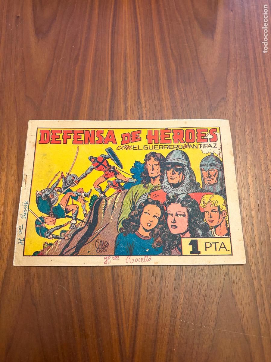 Tebeos: EL GUERRERO DEL ANTIFAZ N&ordm; 54 , EDITORIAL VALENCIANA