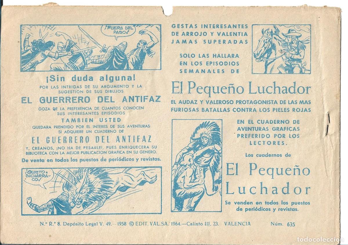 Tebeos: ROBERTO ALCAZAR ORIGINAL - NUM 635 - Foto 2