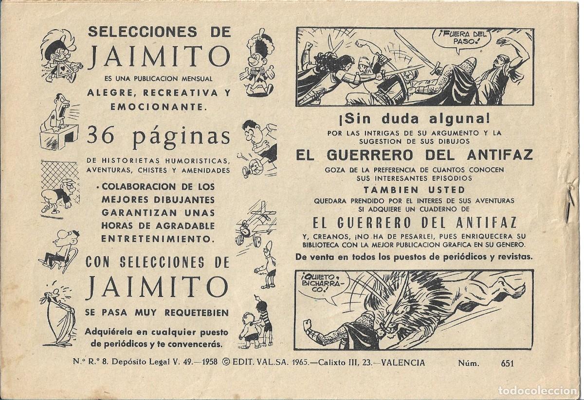Tebeos: ROBERTO ALCAZAR ORIGINAL - NUM 651 - Foto 2