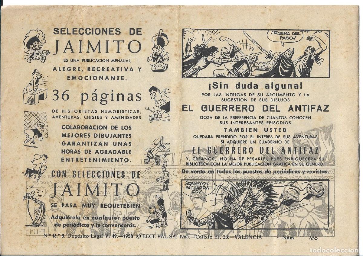 Tebeos: ROBERTO ALCAZAR ORIGINAL - NUM 655 - Foto 2