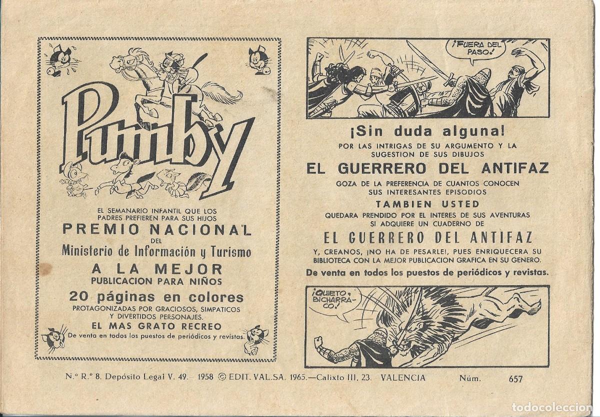 Tebeos: ROBERTO ALCAZAR ORIGINAL - NUM 657 - Foto 2