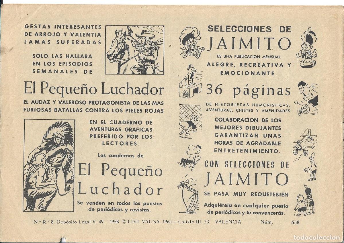 Tebeos: ROBERTO ALCAZAR ORIGINAL - NUM 658 - Foto 2