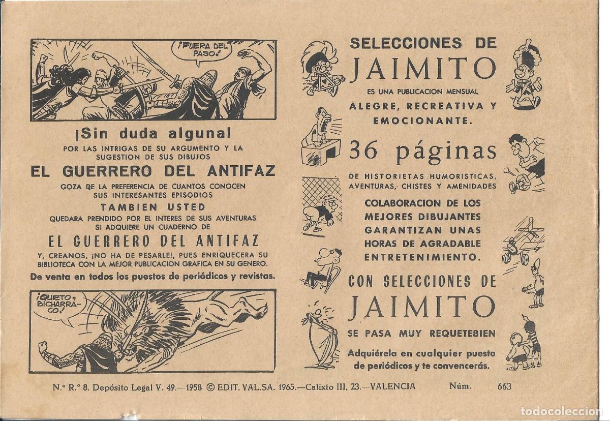 Tebeos: ROBERTO ALCAZAR ORIGINAL - NUM 663 - Foto 2