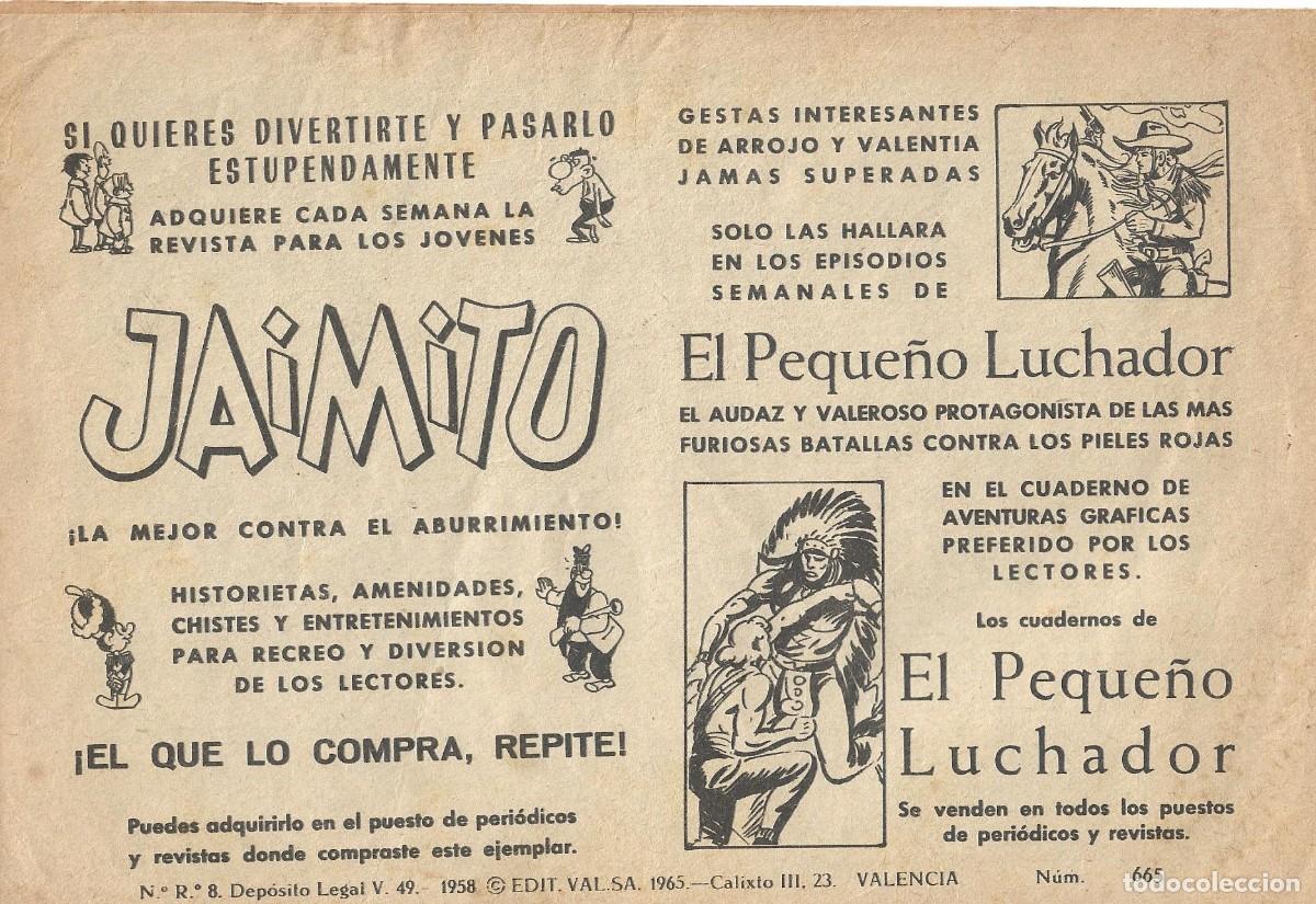 Tebeos: ROBERTO ALCAZAR ORIGINAL - NUM 665 - Foto 2