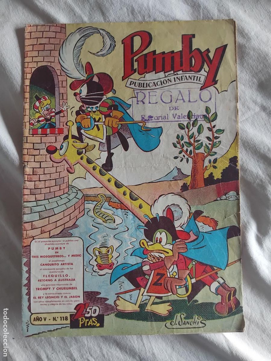 Tebeos: PUMBY N&ordm; 118. EDITORA VALENCIANA. ORIGINAL.