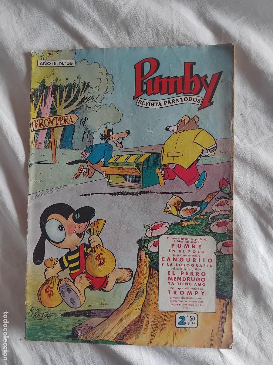 Tebeos: PUMBY N&ordm; 56. EDITORA VALENCIANA. ORIGINAL.