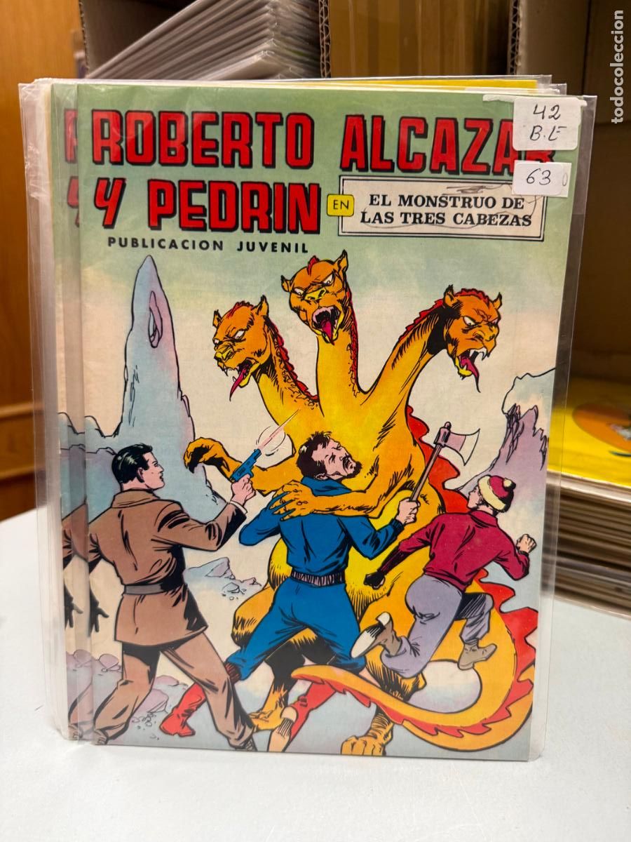 Tebeos: ROBERTO ALCAZAR Y PEDRIN EDITORIAL VALENCIANA NUMERO 42