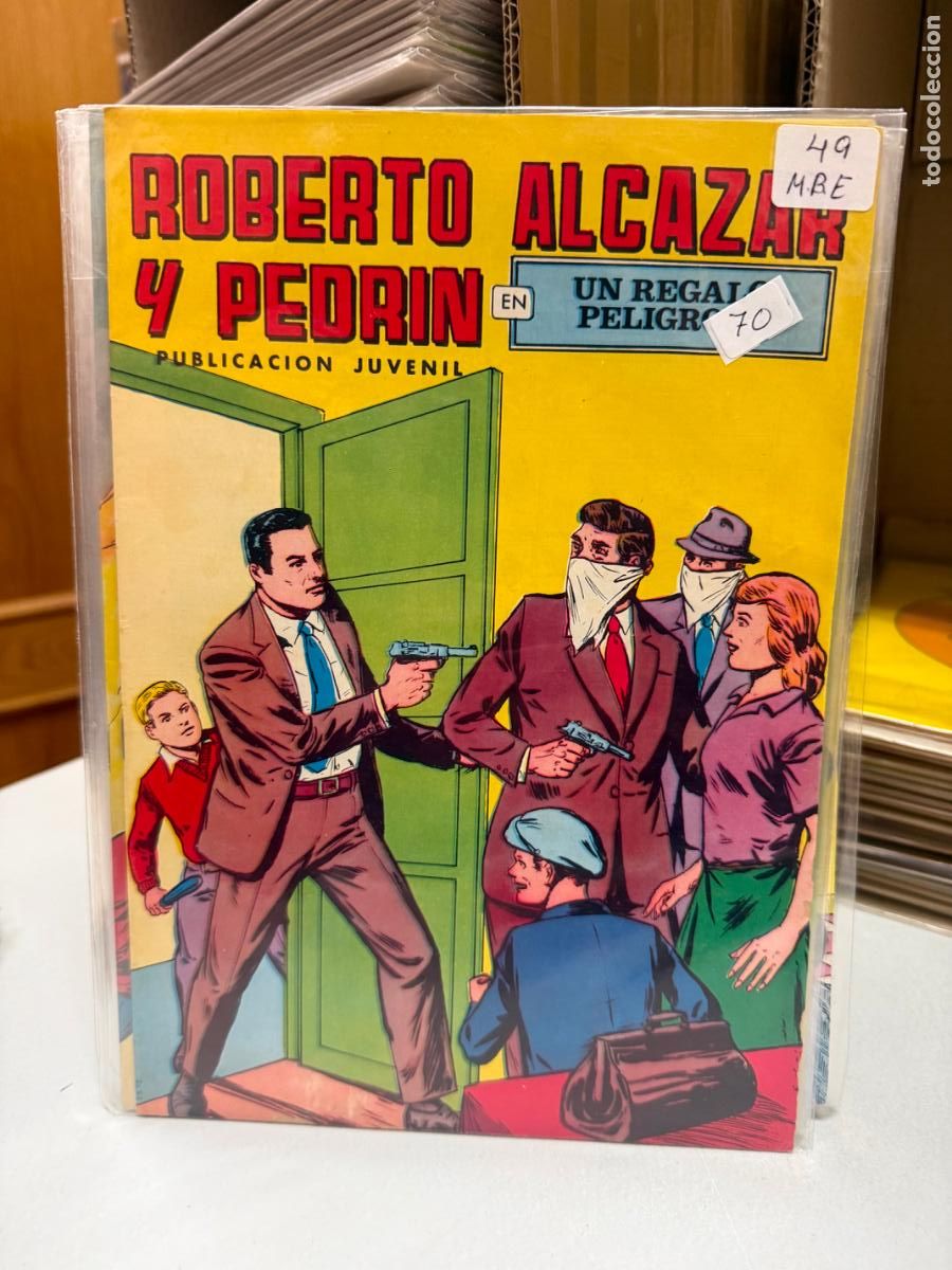 Tebeos: ROBERTO ALCAZAR Y PEDRIN EDITORIAL VALENCIANA NUMERO 49