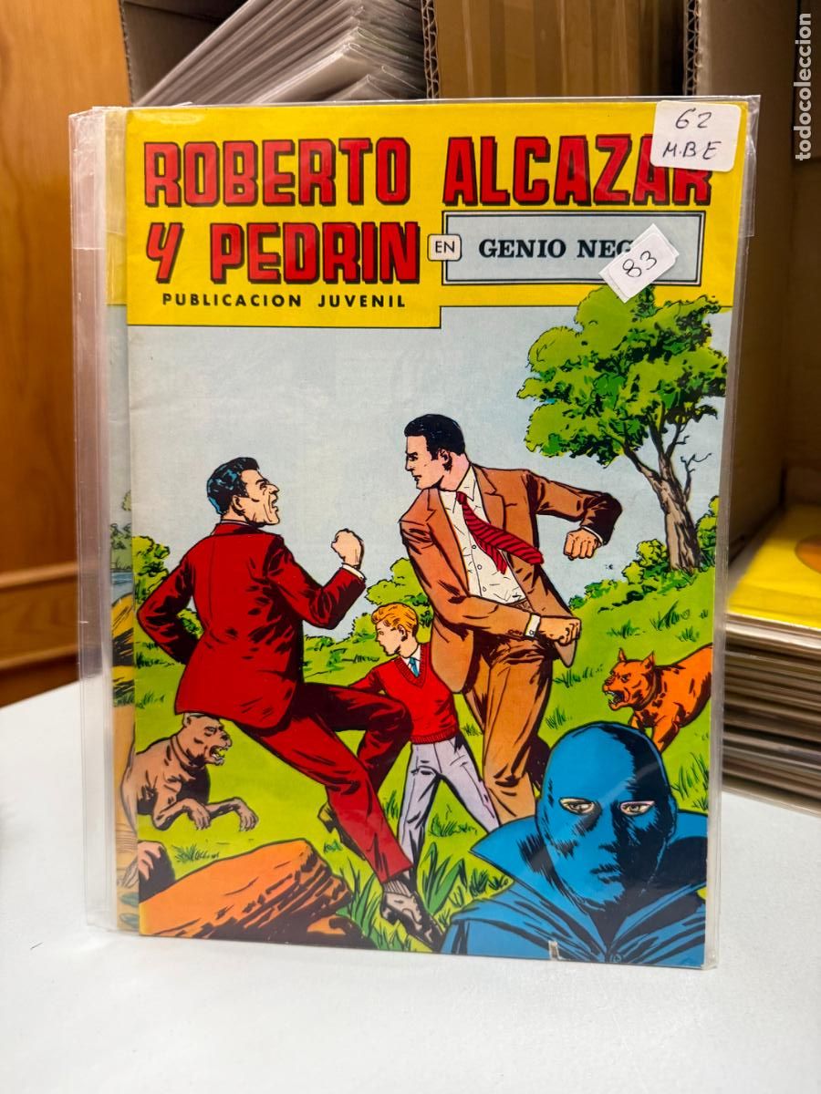 Tebeos: ROBERTO ALCAZAR Y PEDRIN EDITORIAL VALENCIANA NUMERO 62