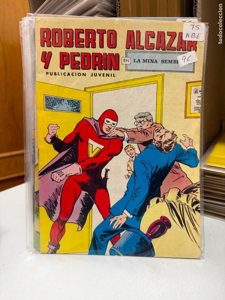 Tebeos: ROBERTO ALCAZAR Y PEDRIN EDITORIAL VALENCIANA NUMERO 75