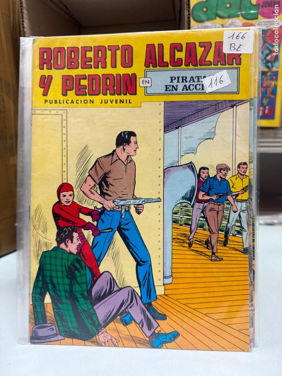 Tebeos: ROBERTO ALCAZAR Y PEDRIN EDITORIAL VALENCIANA NUMERO 166
