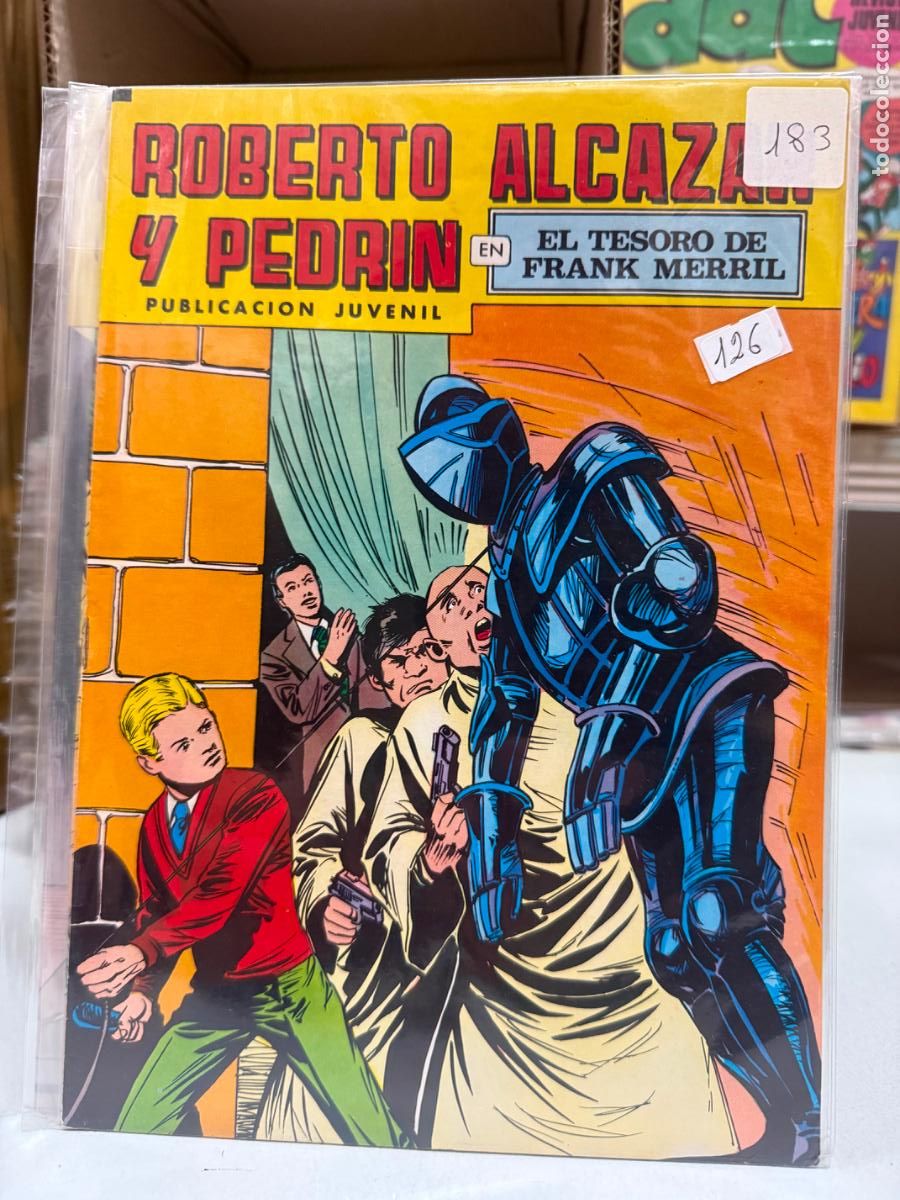 Tebeos: ROBERTO ALCAZAR Y PEDRIN EDITORIAL VALENCIANA NUMERO 183