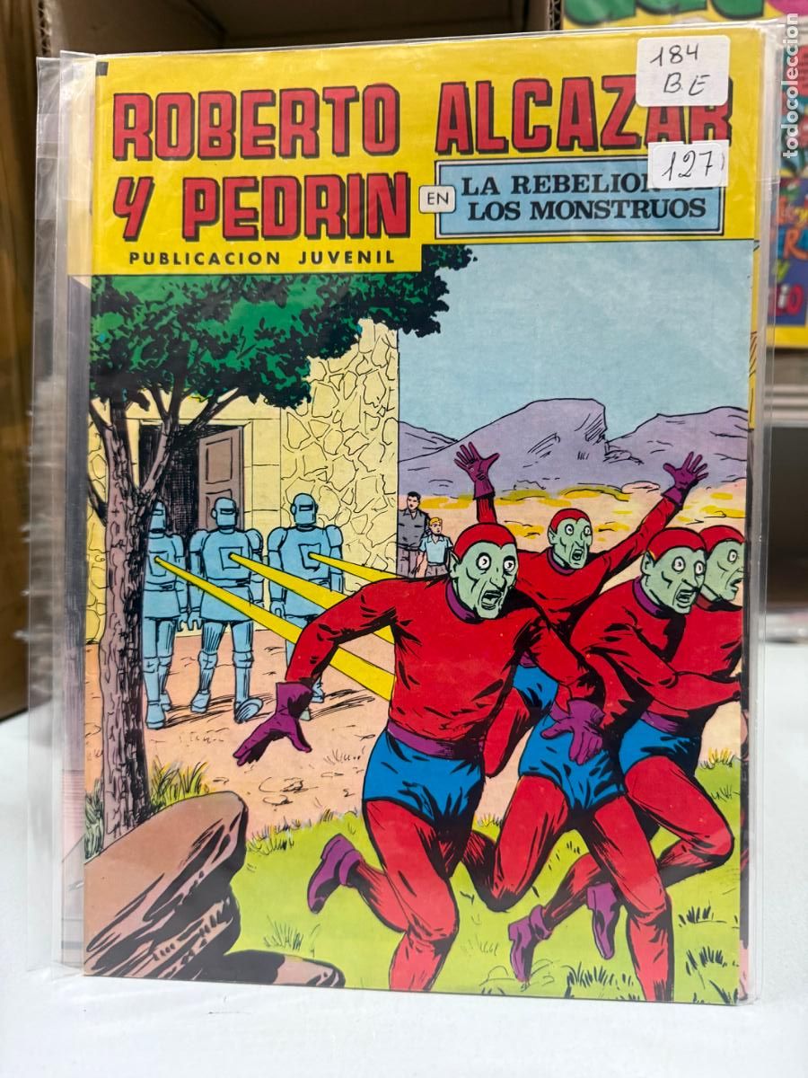 Tebeos: ROBERTO ALCAZAR Y PEDRIN EDITORIAL VALENCIANA NUMERO 184