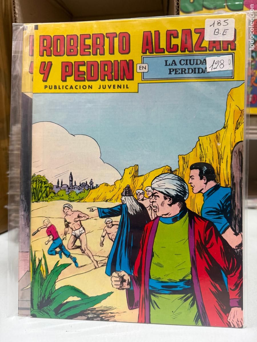 Tebeos: ROBERTO ALCAZAR Y PEDRIN EDITORIAL VALENCIANA NUMERO 185