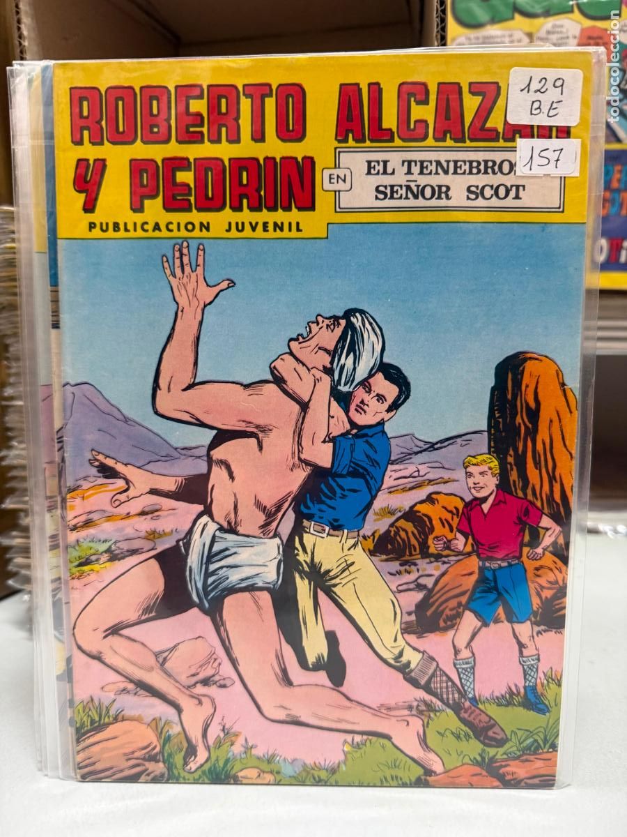 Tebeos: ROBERTO ALCAZAR Y PEDRIN EDITORIAL VALENCIANA NUMERO 129