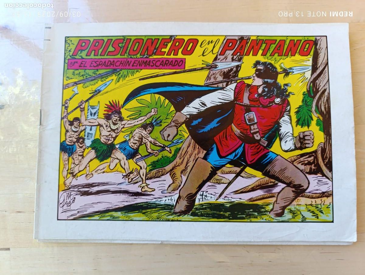 Tebeos: EL ESPADACH&Iacute;N ENMASCARADO N&ordm; 32 - MANUEL GAGO - SEGUNDA EDICI&Oacute;N.