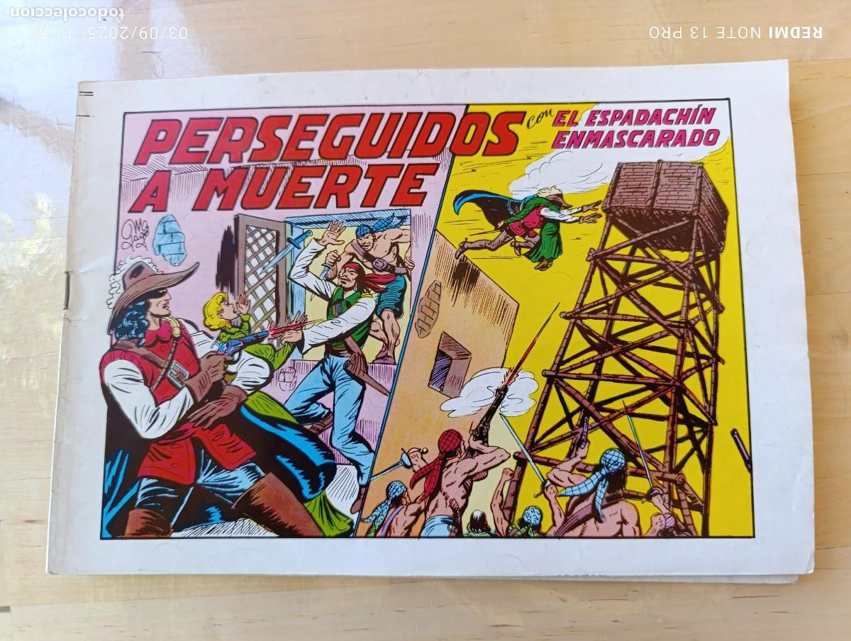 Tebeos: EL ESPADACH&Iacute;N ENMASCARADO N&ordm; 30 - MANUEL GAGO - SEGUNDA EDICI&Oacute;N.
