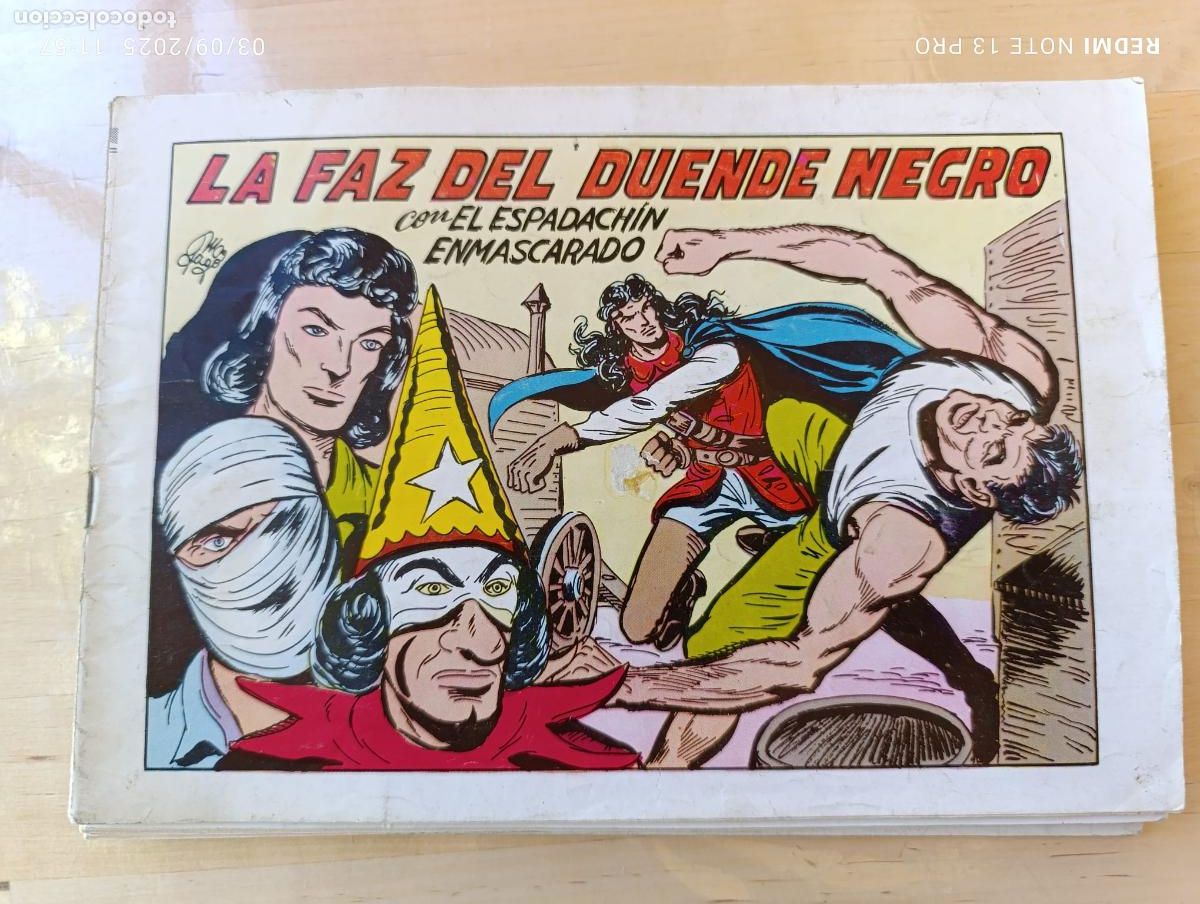 Tebeos: EL ESPADACH&Iacute;N ENMASCARADO N&ordm; 71 - MANUEL GAGO - SEGUNDA EDICI&Oacute;N.