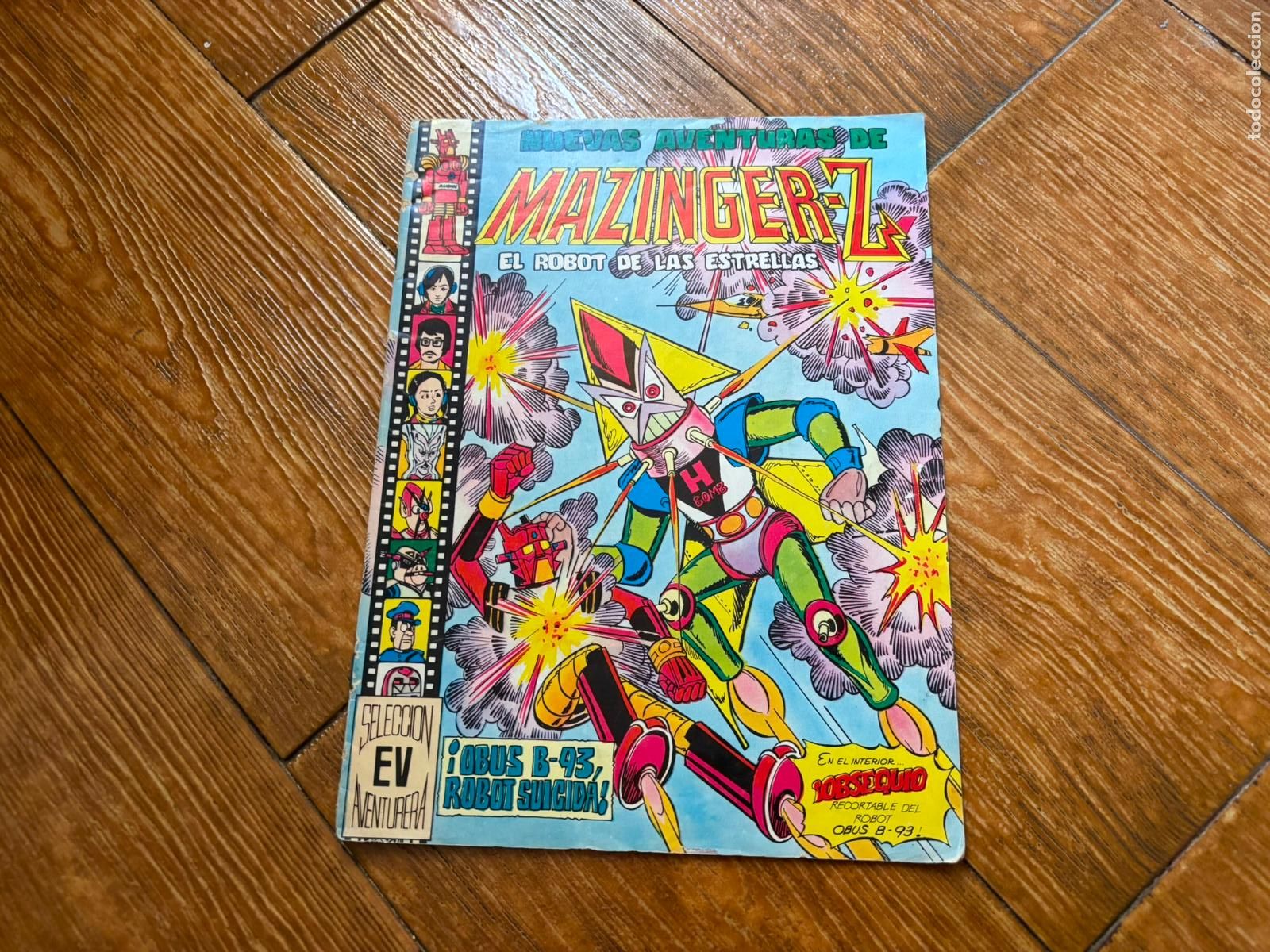 Tebeos: NUEVAS AVENTURAS MAZINGER Z N&ordm; 4 EDITORIAL VALENCIANA 1978 CON RECORTABLE