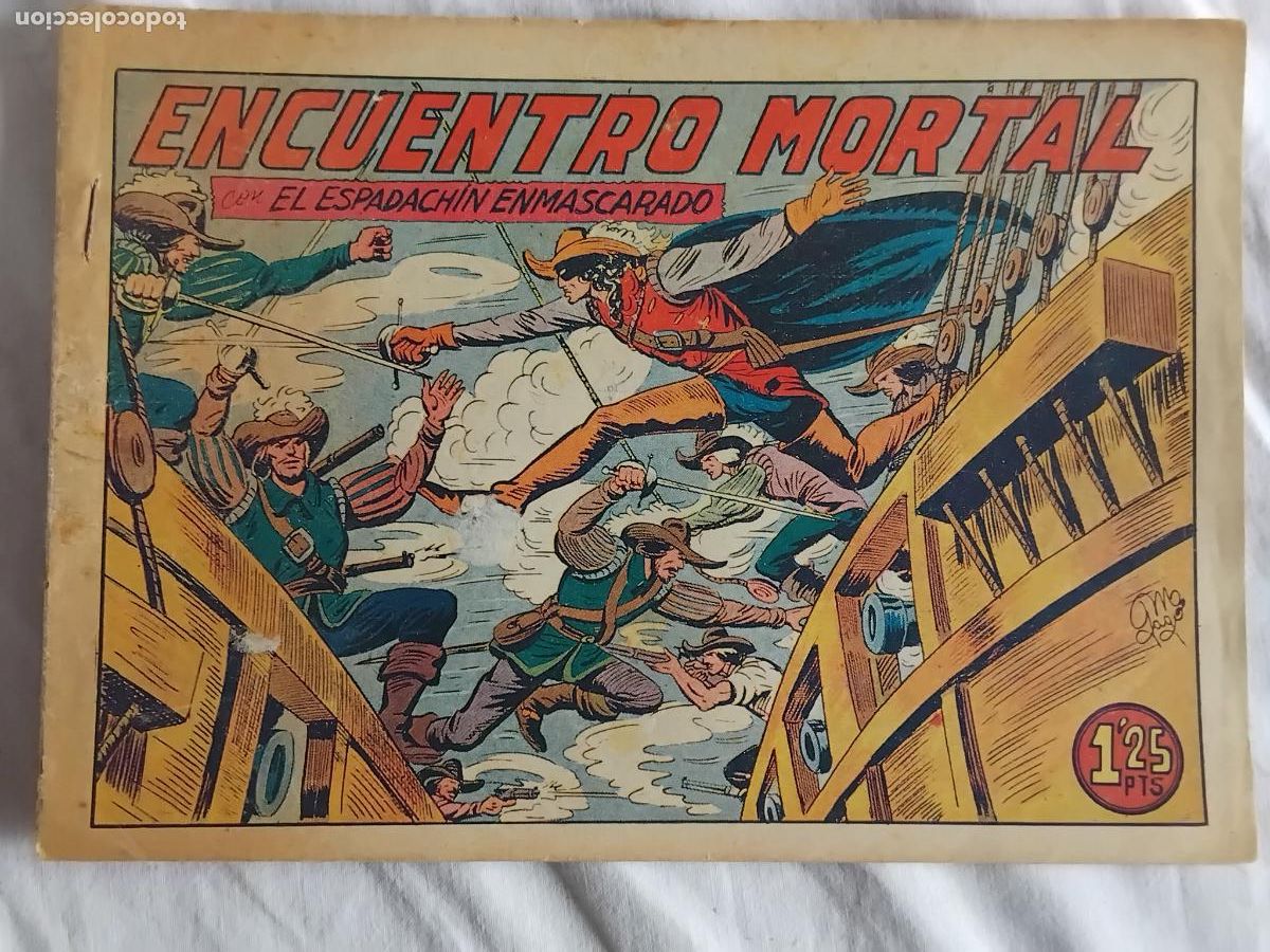 Tebeos: EL ESPADACHIN ENMASCARADO N&ordm; 89. EDITORIAL VALENCIANA. ORIGINAL.