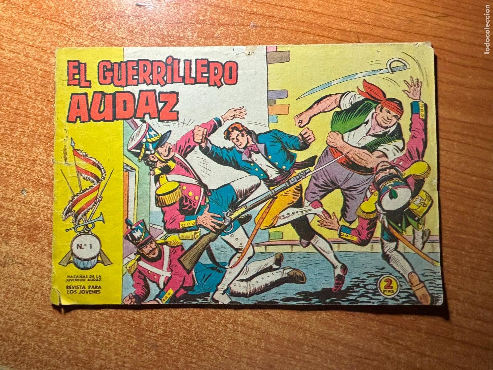 Tebeos: EL GUERRILLERO AUDAZ N&ordm; 1 EDITORIAL VALENCIANA ORIGINAL