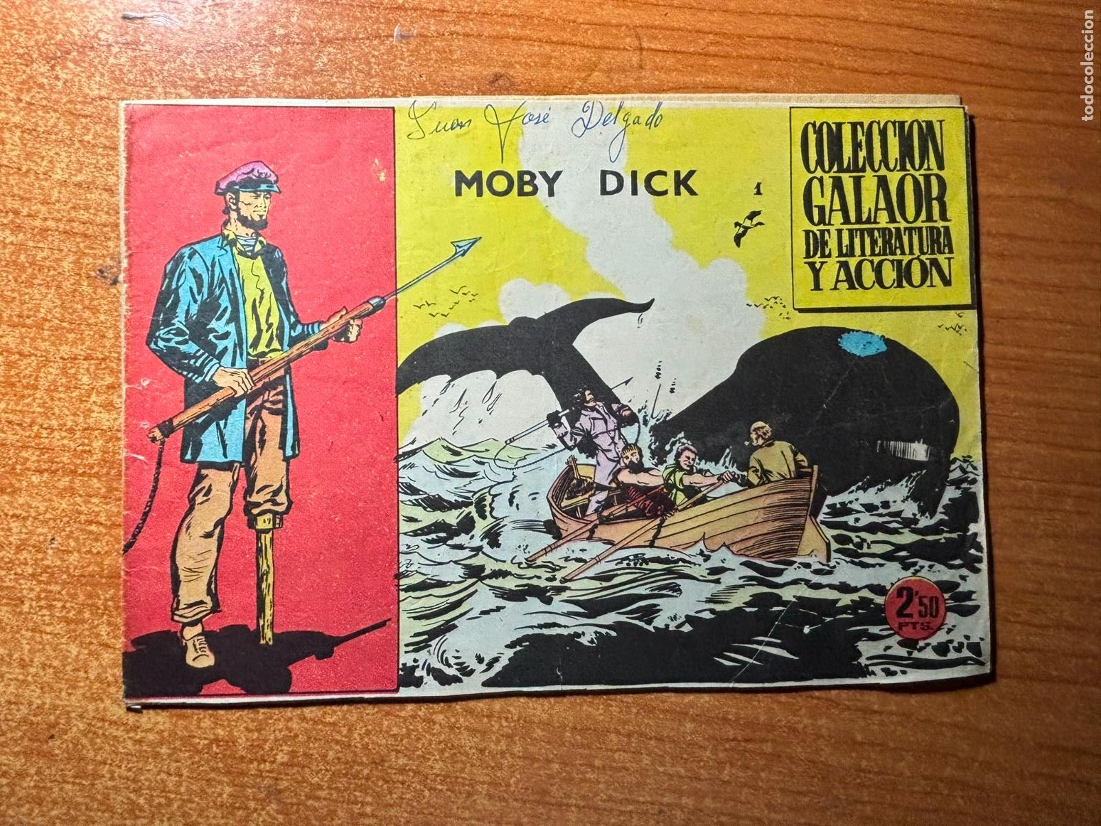 Tebeos: MOBY DICK N&ordm; 1 EDITORIAL GALAOR ORIGINAL - Foto 1