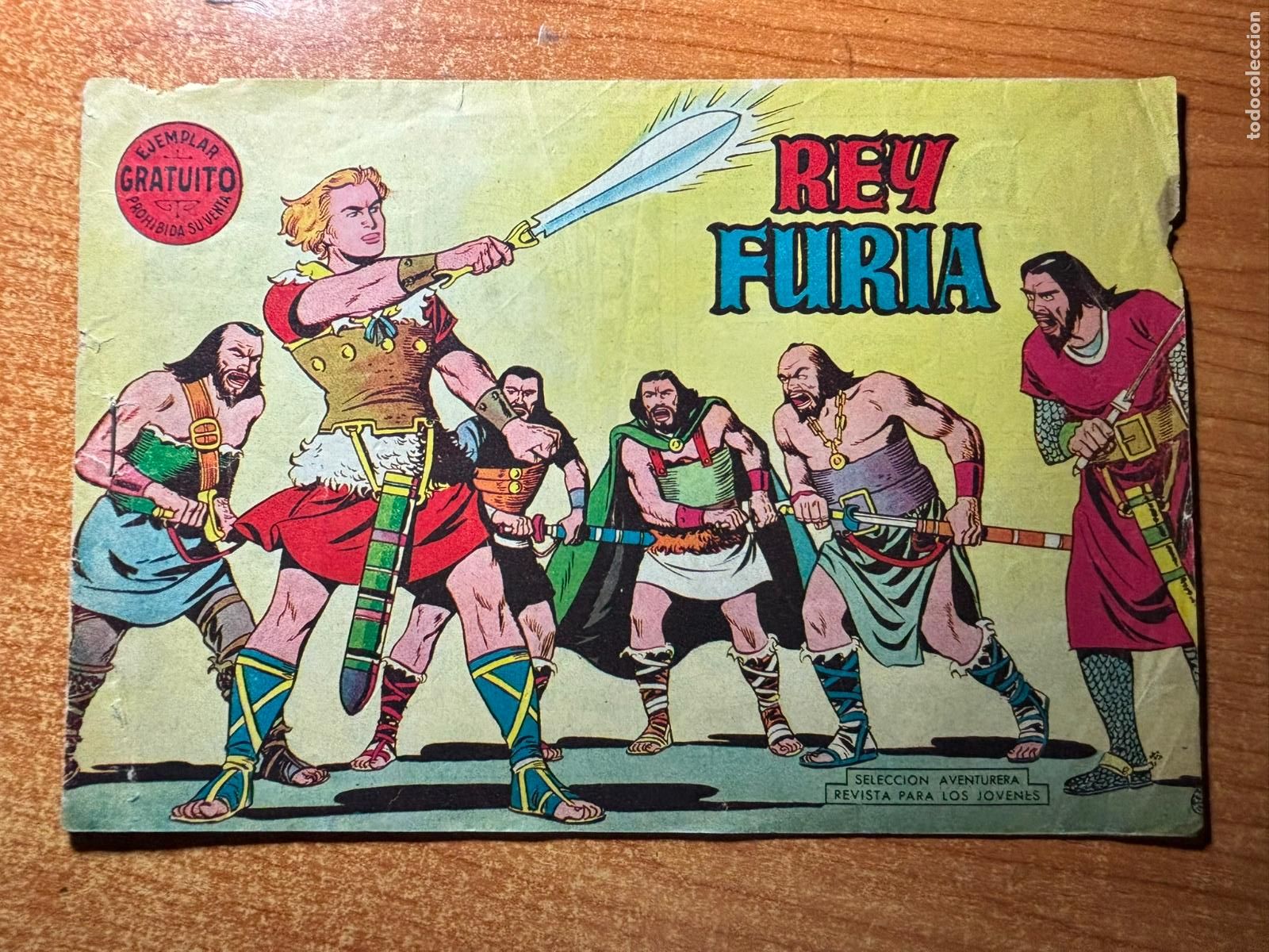 Tebeos: REY FURIA N&ordm; 1 EDITORIAL VALENCIANA ORIGINAL