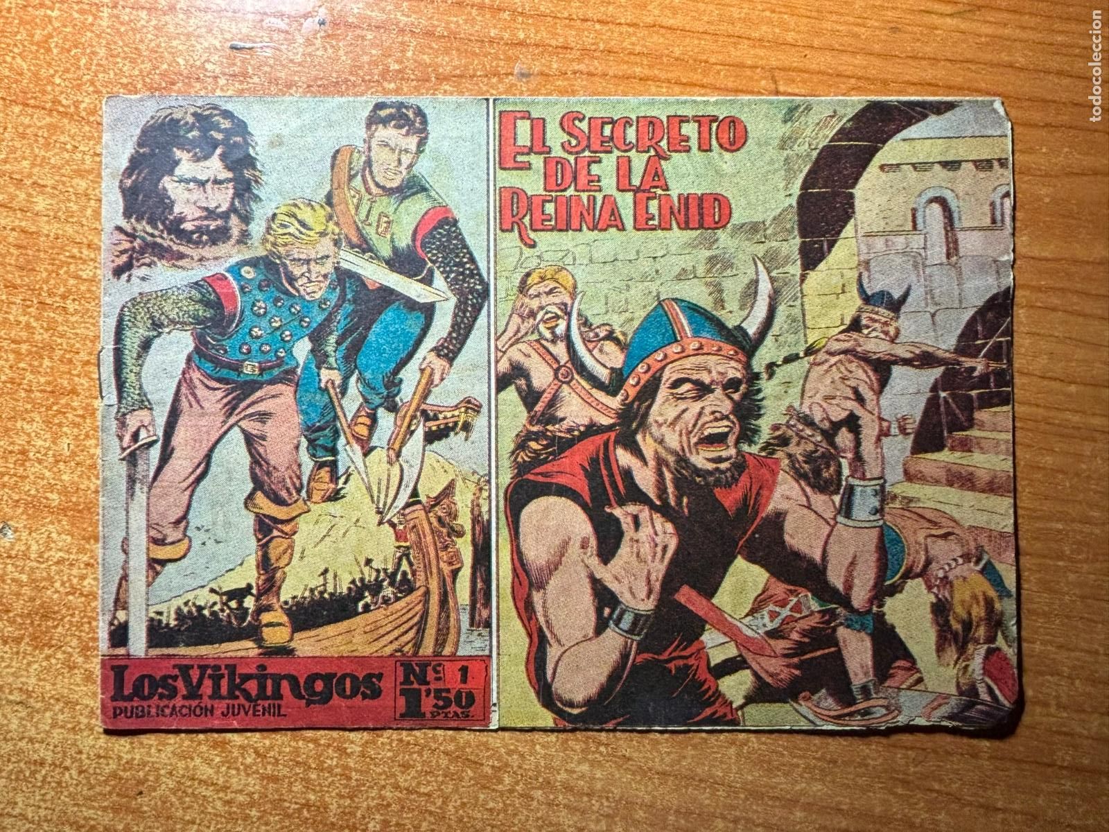 Tebeos: LOS VIKINGOS N&ordm; 1 EDITORIAL MATEU ORIGINAL