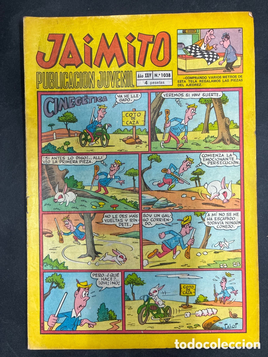 Tebeos: COMIC SEMANARIO JAIMITO N&ordm; 1038 EDITORIAL VALENCIANA
