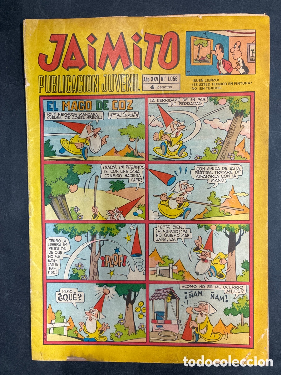 Tebeos: COMIC SEMANARIO JAIMITO N&ordm; 1056 EDITORIAL VALENCIANA