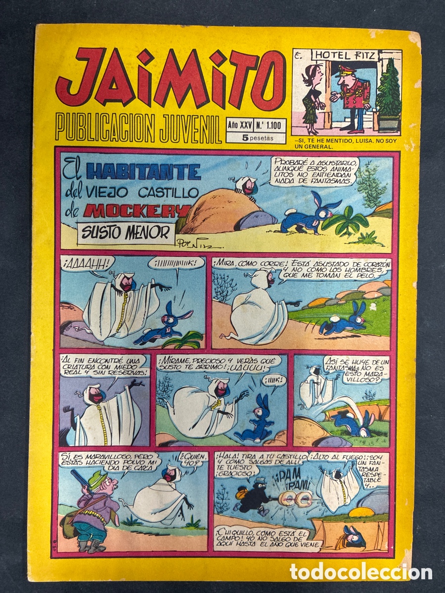 Tebeos: COMIC SEMANARIO JAIMITO N&ordm; 1100 EDITORIAL VALENCIANA
