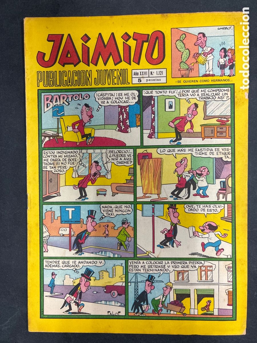 Tebeos: COMIC SEMANARIO JAIMITO N&ordm; 1121 EDITORIAL VALENCIANA