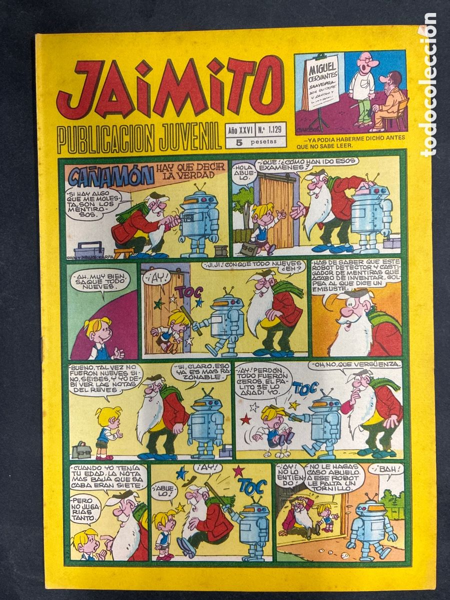 Tebeos: COMIC SEMANARIO JAIMITO N&ordm; 1129 EDITORIAL VALENCIANA