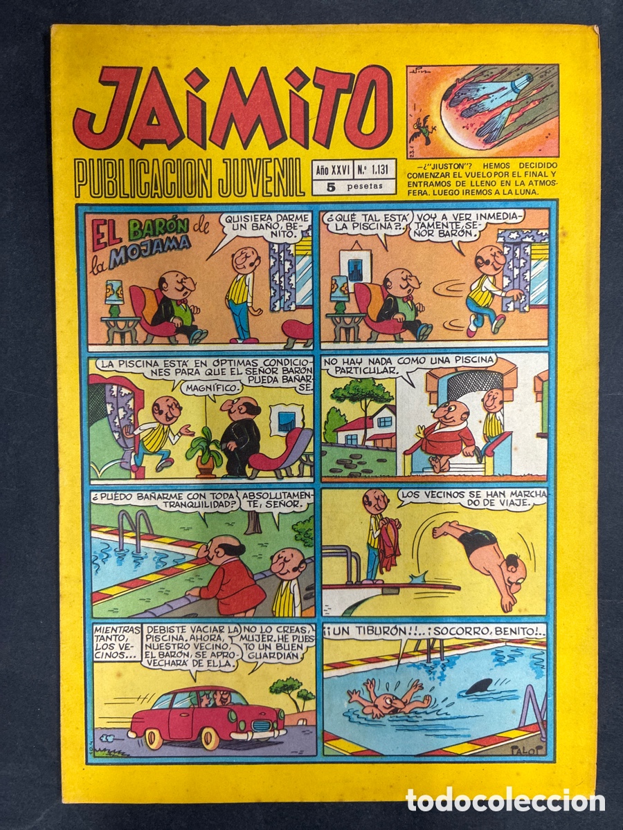 Tebeos: COMIC SEMANARIO JAIMITO N&ordm; 1131 EDITORIAL VALENCIANA
