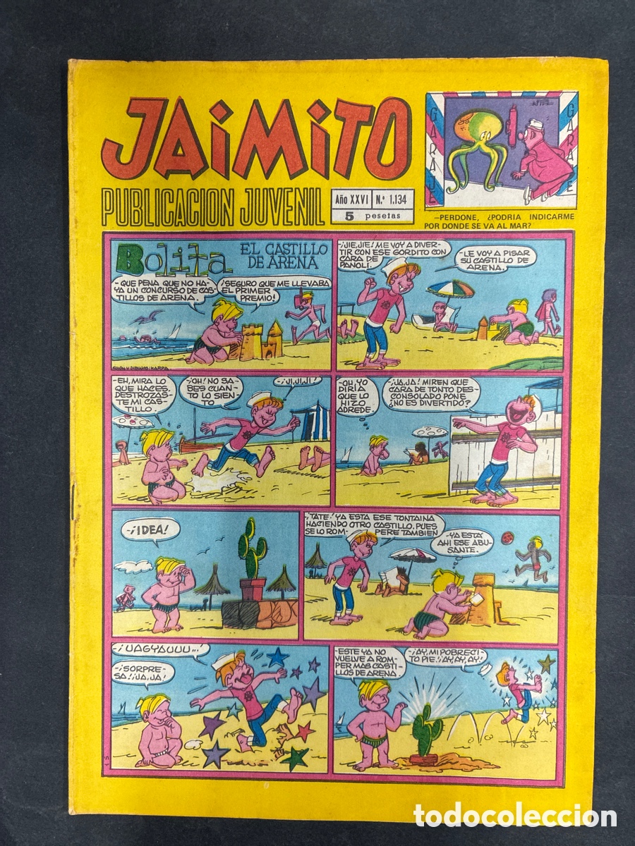 Tebeos: COMIC SEMANARIO JAIMITO N&ordm; 1134 EDITORIAL VALENCIANA