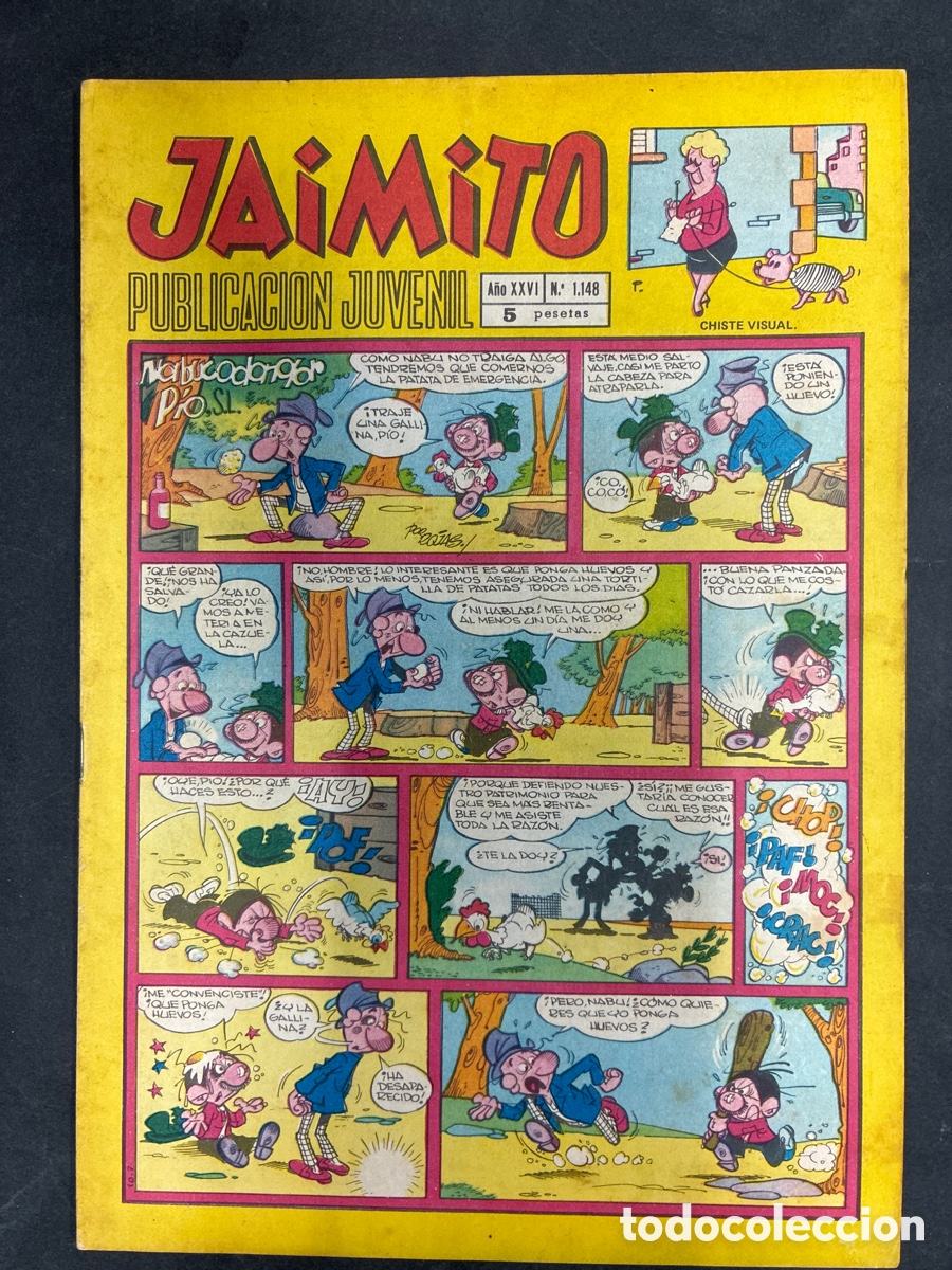 Tebeos: COMIC SEMANARIO JAIMITO N&ordm; 1148 EDITORIAL VALENCIANA