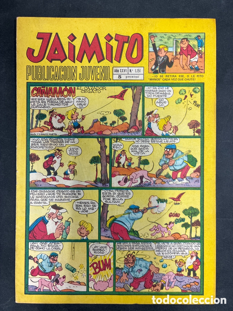 Tebeos: COMIC SEMANARIO JAIMITO N&ordm; 1151 EDITORIAL VALENCIANA