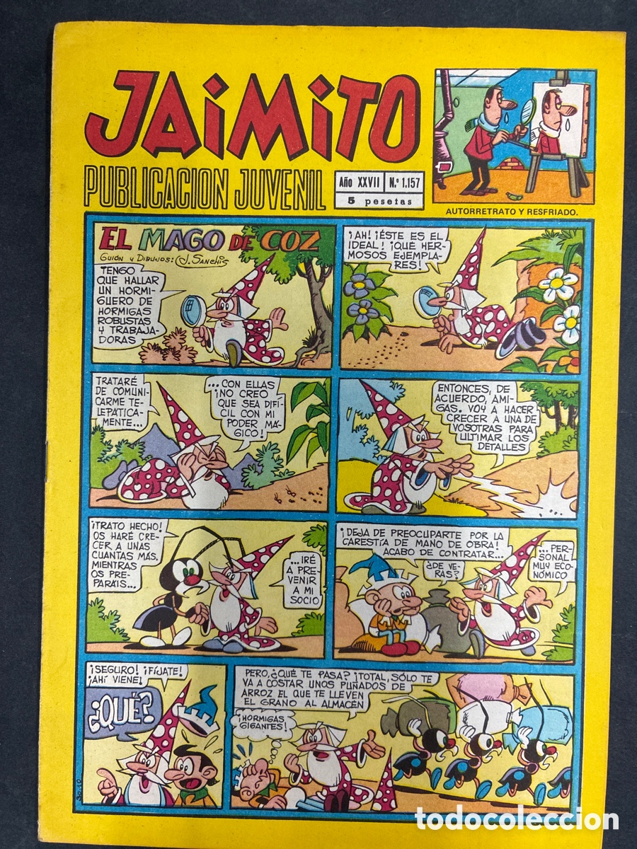 Tebeos: COMIC SEMANARIO JAIMITO N&ordm; 1157 EDITORIAL VALENCIANA