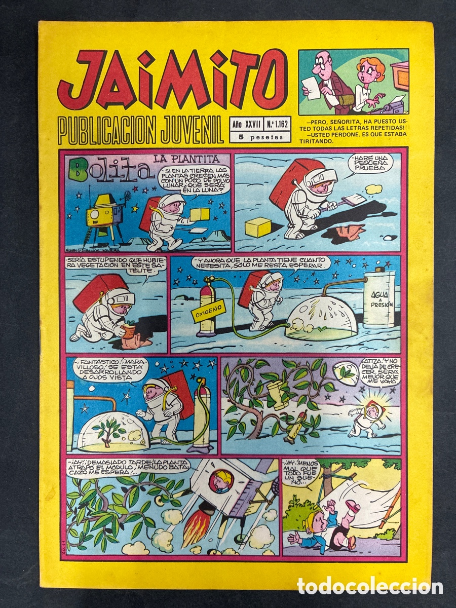 Tebeos: COMIC SEMANARIO JAIMITO N&ordm; 1162 EDITORIAL VALENCIANA