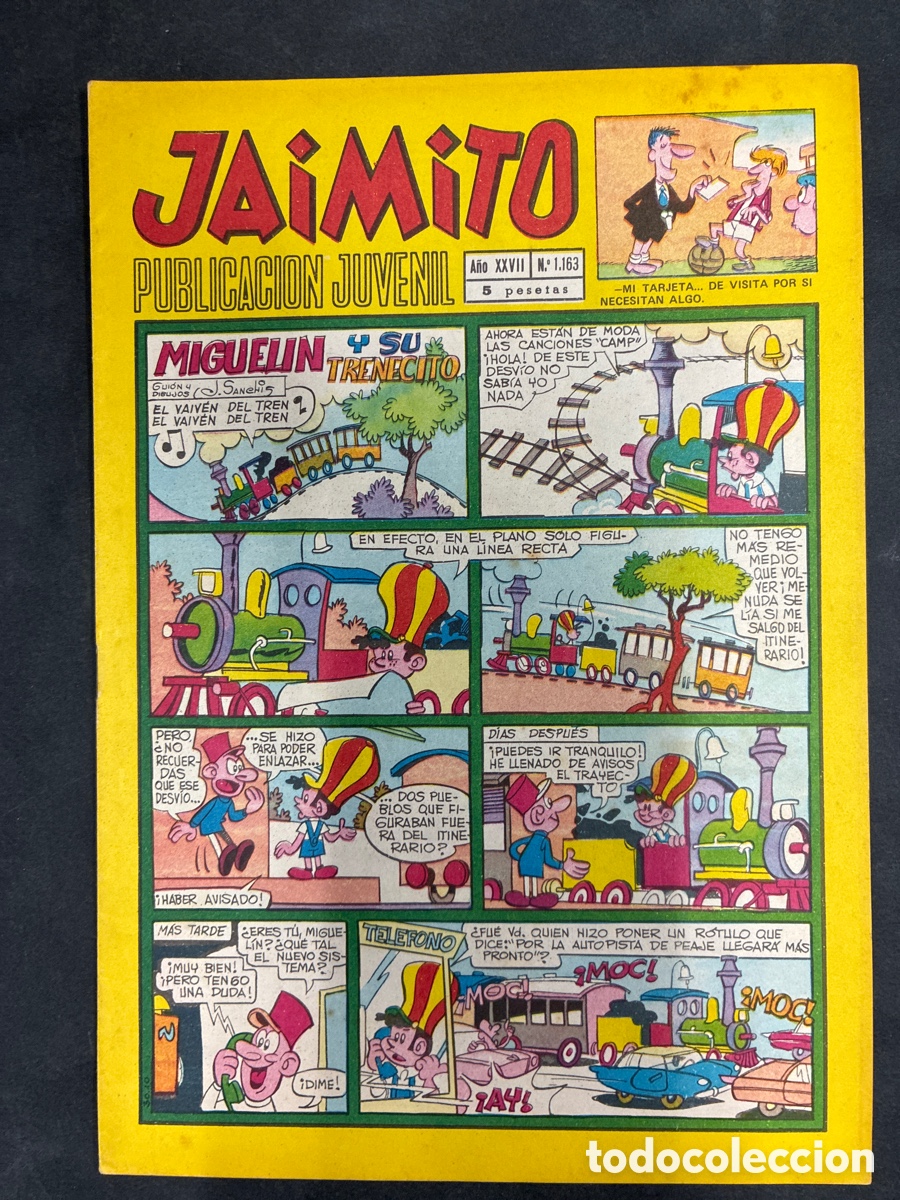 Tebeos: COMIC SEMANARIO JAIMITO N&ordm; 1163 EDITORIAL VALENCIANA