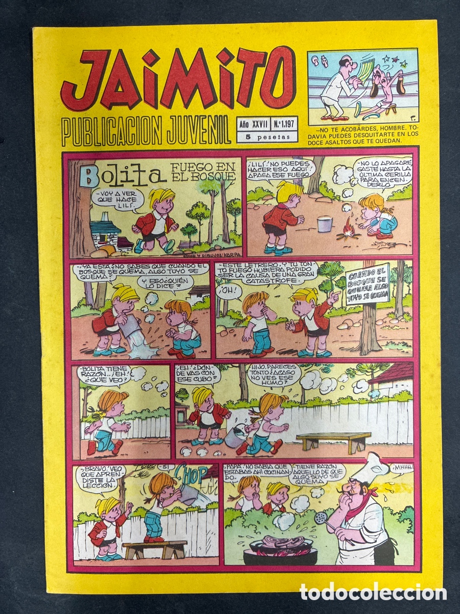 Tebeos: COMIC SEMANARIO JAIMITO N&ordm; 1197 EDITORIAL VALENCIANA