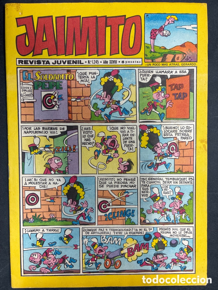 Tebeos: COMIC SEMANARIO JAIMITO N&ordm; 1245 EDITORIAL VALENCIANA