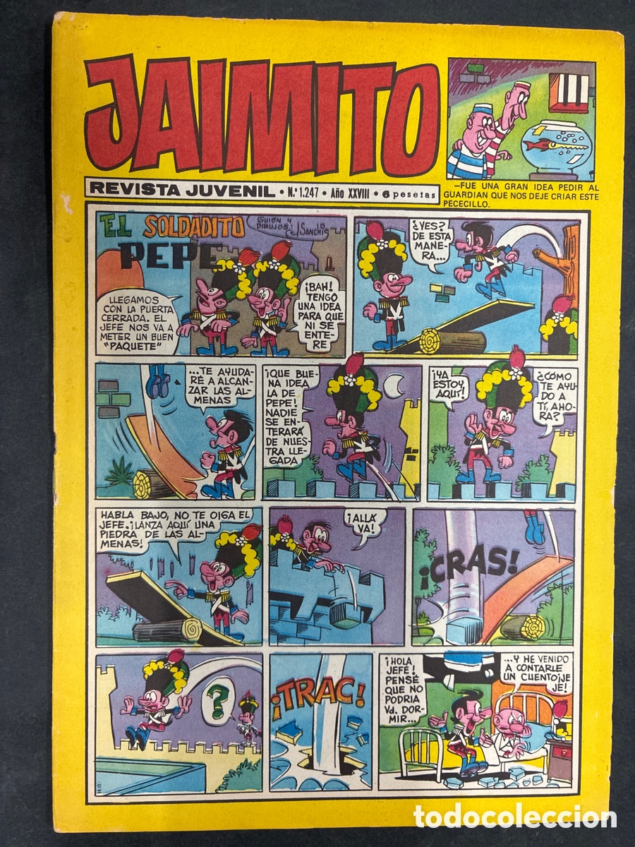 Tebeos: COMIC SEMANARIO JAIMITO N&ordm; 1247 EDITORIAL VALENCIANA