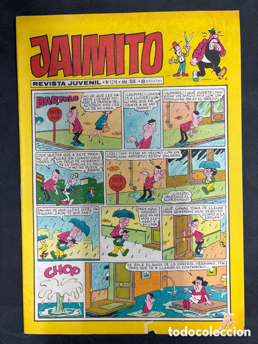Tebeos: COMIC SEMANARIO JAIMITO N&ordm; 1276 EDITORIAL VALENCIANA